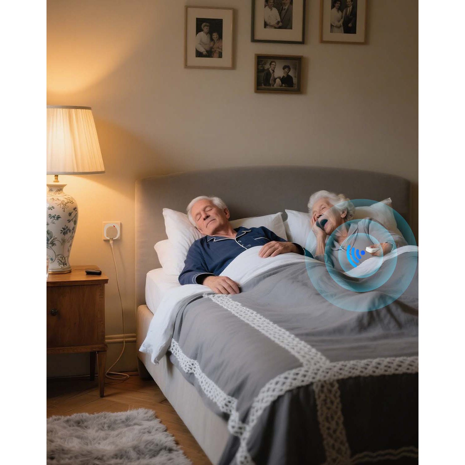 Lamps & Bedside Single Remote Control Outlet (RF, Compact Plug, Indoor Lamp Control, Long-Range, Pre-Paired)