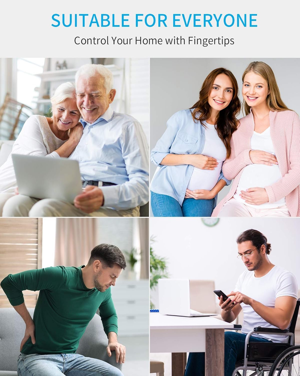 100 ft rf remote power strip controlling lamps and holiday lights