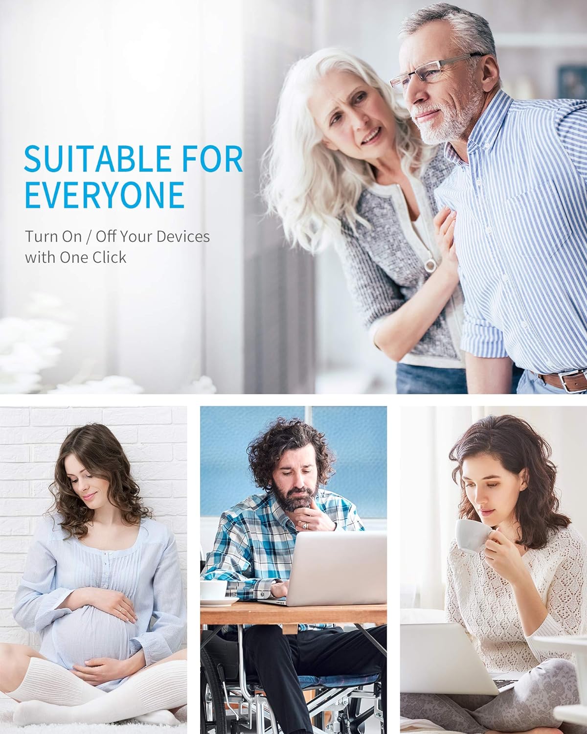 remote outlet kit, 5 outlets and 2 remotes, etl fcc