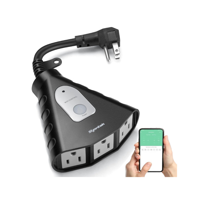 Syantek Outdoor Remote Control Outlet (3 Grounded Outlets)