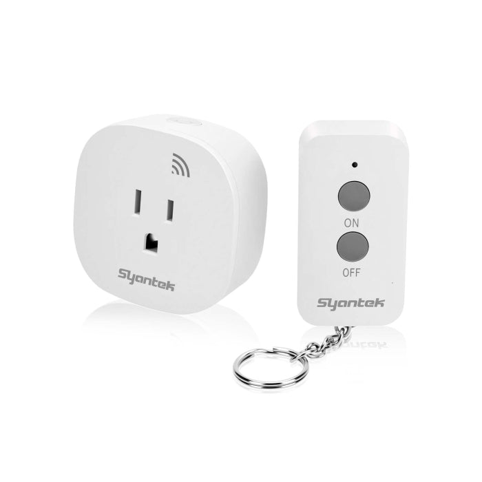 Syantek Remote Control Outlet(5 Outlets + 2 Remotes)