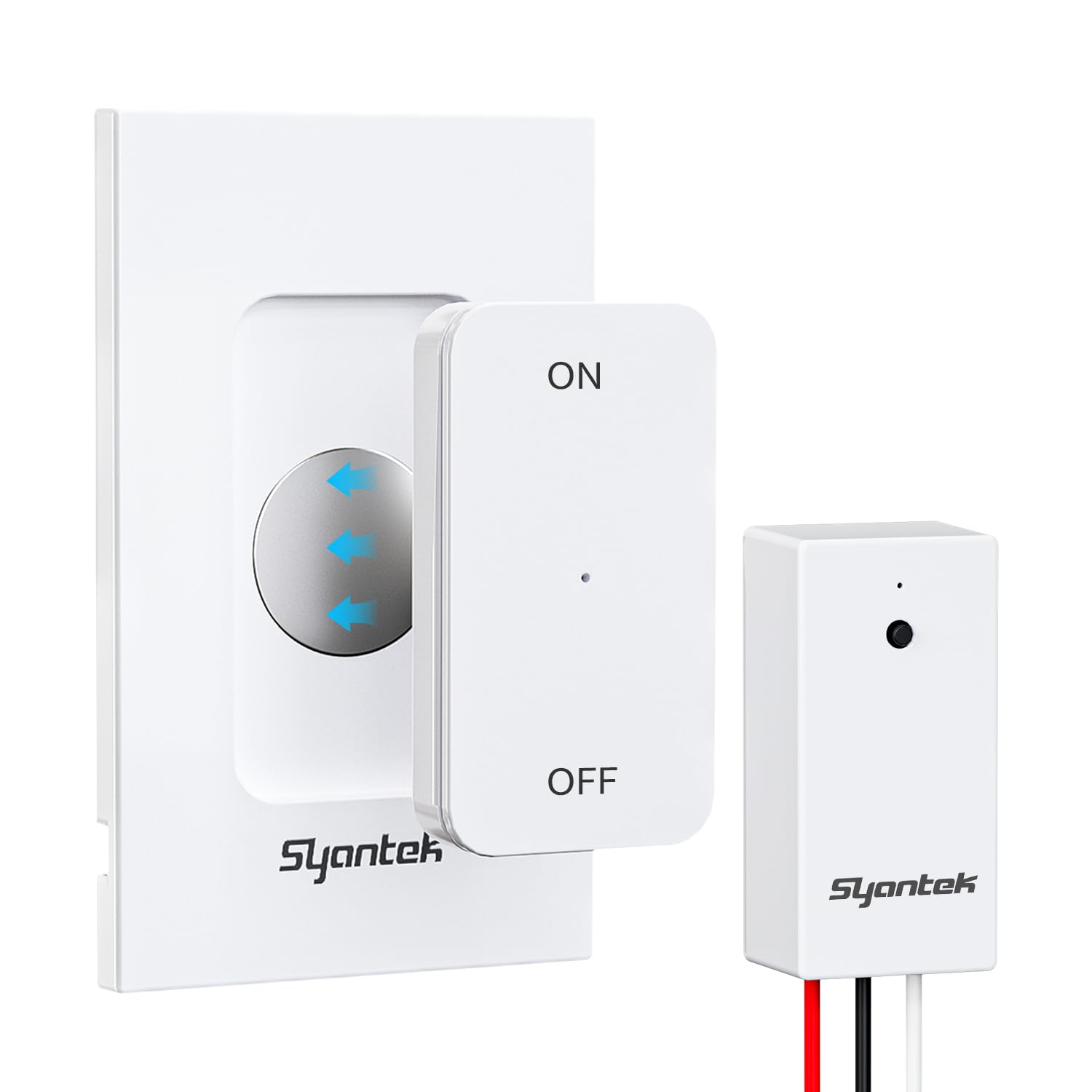 Hard-to-Reach Outlets Remote Control Plug (RF, Multi-Outlet 5+2 / 3+1 / Single Plug, Dual-Channel Options, Indoor Lamp Control, Long-Range, Pre-Paired)