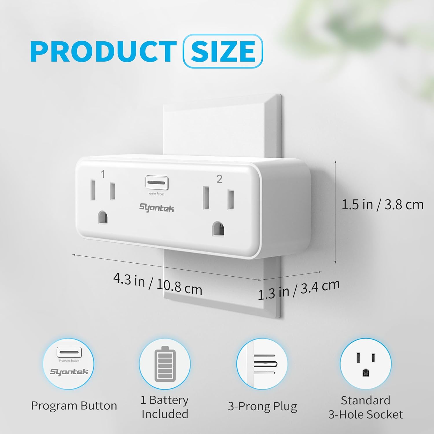 Dual-Channel Remote Outlet &amp; Power Strip (RF, Home Office &amp; Desk, USB &amp; Surge Options, Independent A/B Control, 100–200-ft Range)